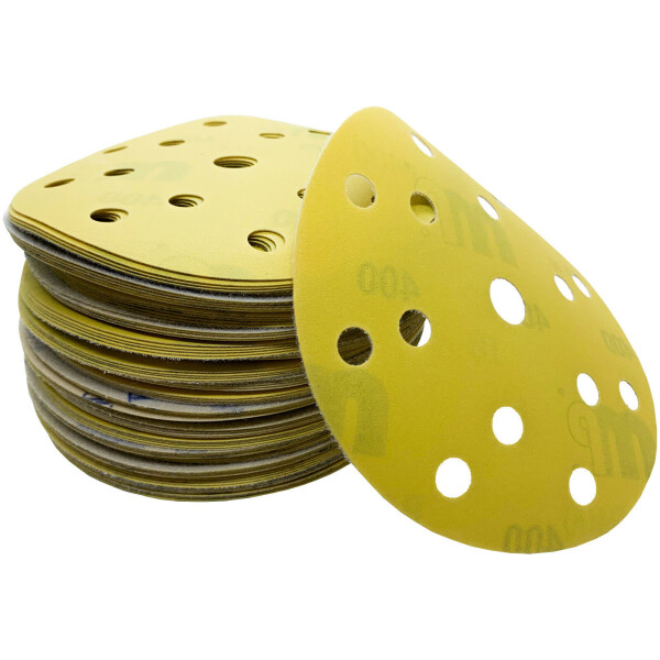 50x 150mm Eccentric Sander Velcro Sanding Disc Eccentric Sanding Disc Dipoxy P400