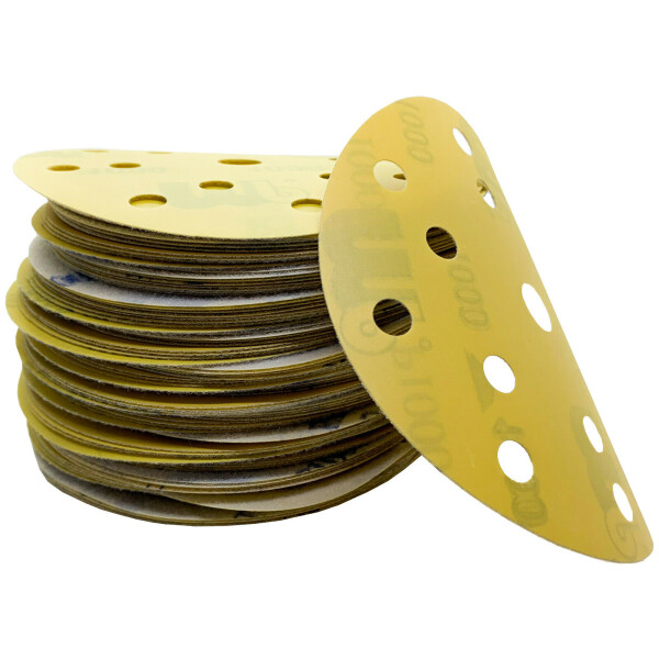 50x 150mm Eccentric Sander Velcro Sanding Disc Eccentric Sanding Disc Dipoxy P1000