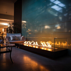 Bioethanol, Ethanol 80% Premium 30L (6x5L) - with crackling effect, bioethanol for decorative fires, table fireplaces, fireplaces and garden decorations for indoor and outdoor use - smoke and soot free