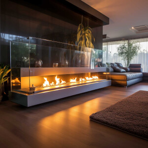 Bioethanol, Ethanol 80% Premium 10L (2x5L) - with crackling effect, bioethanol for decorative fires, table fireplaces, fireplaces and garden decorations for indoor and outdoor use - smoke and soot free