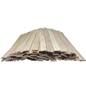 Pack of 50 Wooden Spatulas Stirring Sticks 30 cm for...