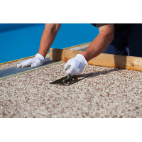Stone carpet epoxy resin set for indoor and outdoor use (approx. 224 kg / 16-20 m²) | 16 colours | 200 kg 2-4 mm marble gravel + 24 L, 2K epoxy resin binder | For balconies, terraces, stairs, garages