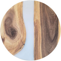 Epoxidharz Tischplatte River Table Rund  gallery