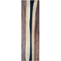 Epoxidharz Treppenstufe Massivholz Walnu gallery