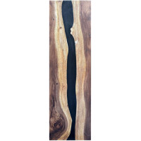 Epoxidharz Treppenstufe Massivholz Walnu gallery