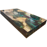 Epoxy resin table River Table Complete Set Walnut Solid Wood