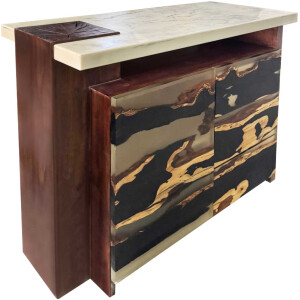 Epoxy resin cupboard
