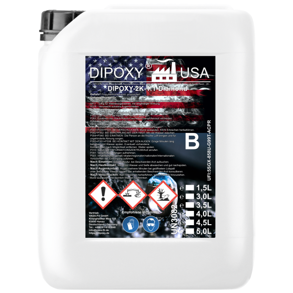 Epoxy resin 1to1 Diamond 1L component B - ONLY the hardener