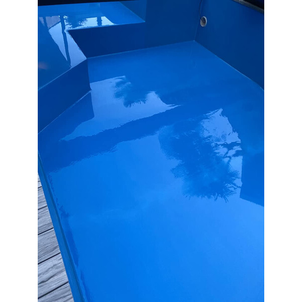 DIPOXY Pool Paint 2K epoxy pool coating 60kg epoxy resin + 3kg RAL 5015 colour - pools and concrete