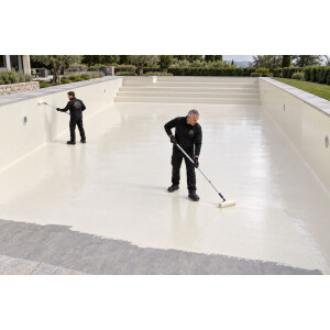 DIPOXY Pool Paint 2K epoxy pool coating 60kg epoxy resin + 3kg RAL 5015 colour - pools and concrete