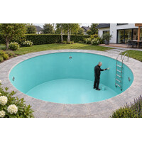 DIPOXY Pool Paint 2K epoxy pool coating 60kg epoxy resin + 3kg RAL 5015 colour - pools and concrete