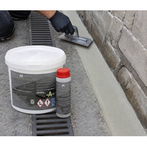 2K epoxy repair mortar for concrete, screed & floors with quartz - repair & patching | DIPOXY