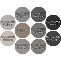 2K epoxy repair mortar for concrete, screed & floors with quartz - repair & patching 1 kg approx. RAL 7023 Concrete grey | DIPOXY