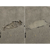 2K epoxy repair mortar for concrete, screed & floors with quartz - repair & patching 10 kg approx. RAL 9005 Black | DIPOXY