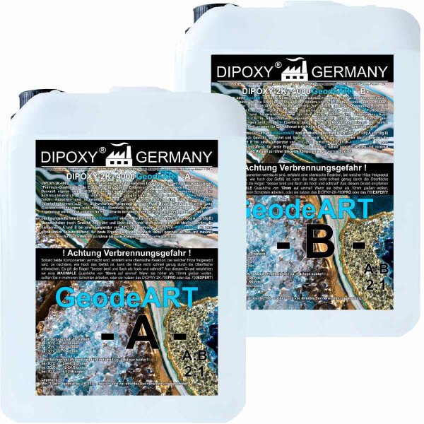 Diopxy-2K-4000GeodeART 2K EP Epoxy resin+hardener, thick 2K Geode ART Wave Epoxy resin 1A