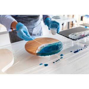 Epoxy Resin Laminate Casting Crystal Clear Gfk Table Floor 2K-700 - 3kg(2kgA+1kgB)