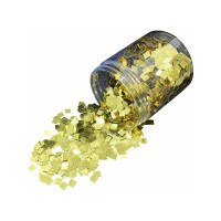 Dipoxy Coarse Glitter 6x6mm Gold gallery
