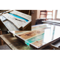 Epoxy Resin Laminate Casting Crystal Clear Gfk Table Floor 2K-700 - 12kg(8kgA+4kgB)