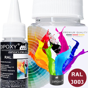 Dipoxy-PMI-RAL 3003 RUBY RED Extremely highly...