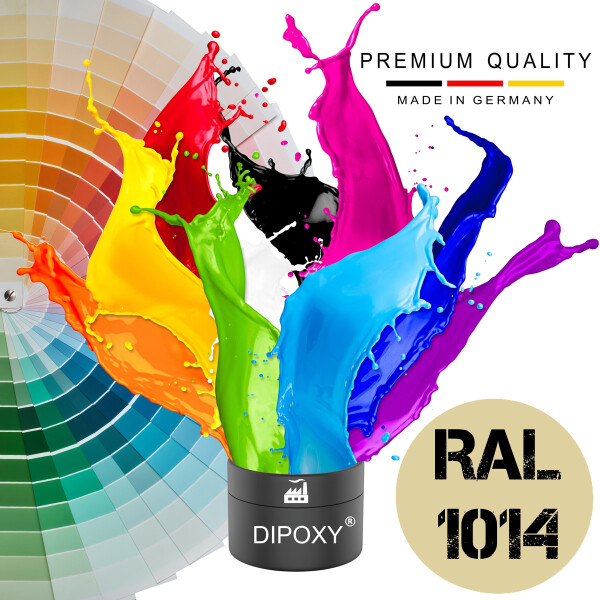 Dipoxy-PMI-RAL 1014 IVORY Extremely highly concentrated base pigment colour paste Colourant for epoxy resin, polyester resin, polyurethane systems, concrete, varnishes, liquid paint, synthetic resin jewellery