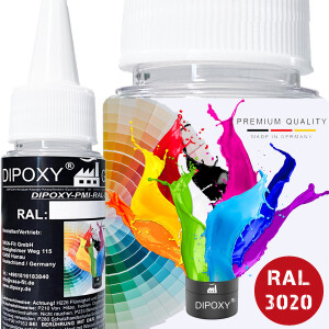 Dipoxy-PMI-RAL 3020 TRAFFIC RED Extremely highly...