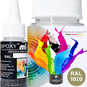Dipoxy-PMI-RAL 1020 OLIVE YELLOW Extremely highly...