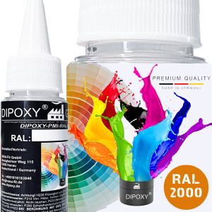 Dipoxy-PMI-RAL 2000 YELLOW ORANGE Extremely highly...