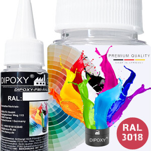 Dipoxy-PMI-RAL 3018 STRAWBERRY RED Extremely highly...