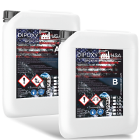 Epoxy resin-1:1-Diamond -MAX-UV-crystal-clear-casting-resin-2K-resin+hardener-0,1-10cm 2L(1L A+1L B)