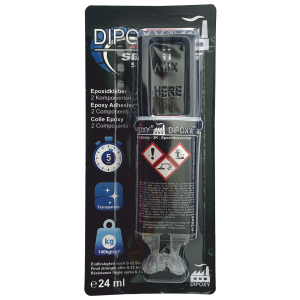 Epoxy resin 2C adhesive Dipoxy Superfast 1:1 5min...