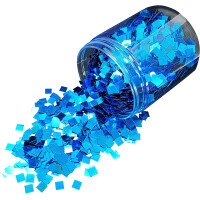 Dipoxy Coarse Glitter 6x6mm turquoise 5g